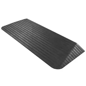 Silver Spring Rubber Threshold Ramp for Wheelchairs, Scooters & More, 2" Rise