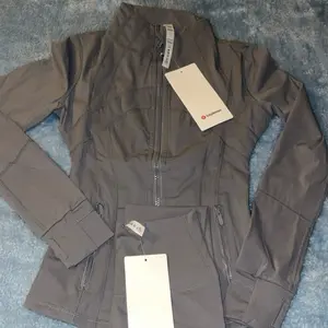 Gray jacket with pants