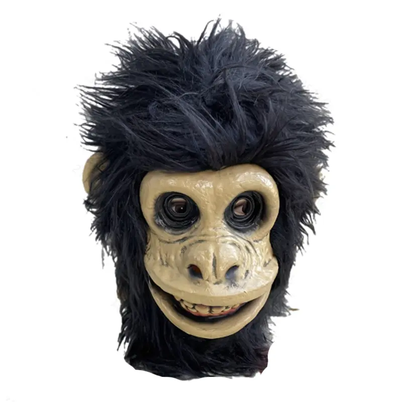 Monkey Mask Latex Gorilla Mask Masquerade Costume Cosplay Prop Halloween for Adult