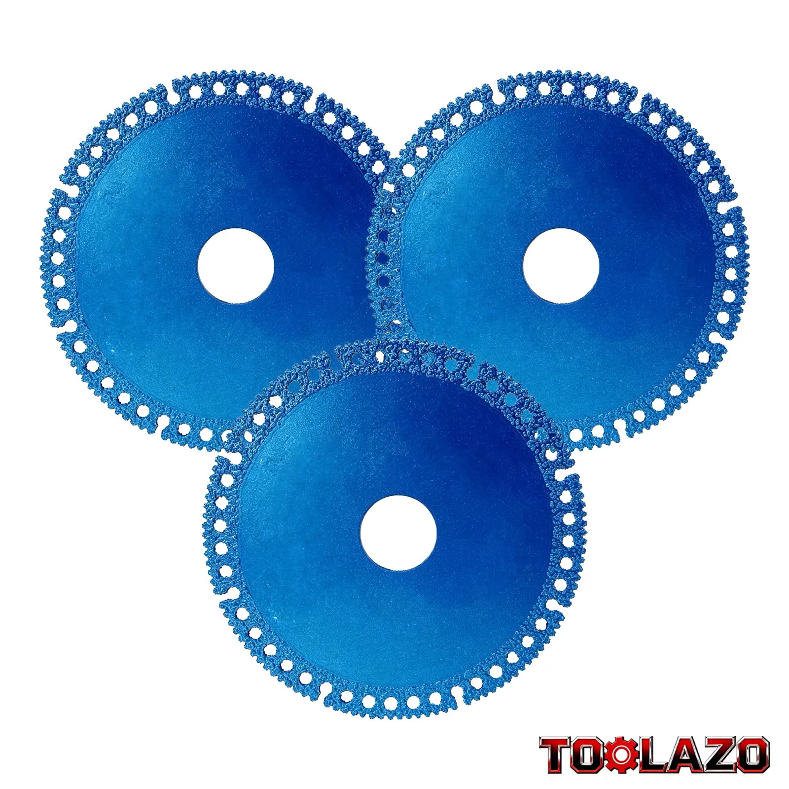 3-Pack 4.5" Blue Multi-Functional Diamond Cutting Discs, Ultra-Thin Indestructible Angle  Blades with 0.79" Arbor, Dry Cut Off Wheels for Metal, Steel, Tile, Marble, PVC & More Heavy Duty  Replacement Wheels porcelain s2 battery lithium-ion max dcb200 dcd