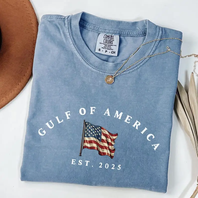 Comfort Colors The Gulf of America Shirt, Patriot American Shirt, Preppy Shirt, Gift for Americans, Comfort Colors Tee