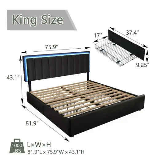 King Size Black