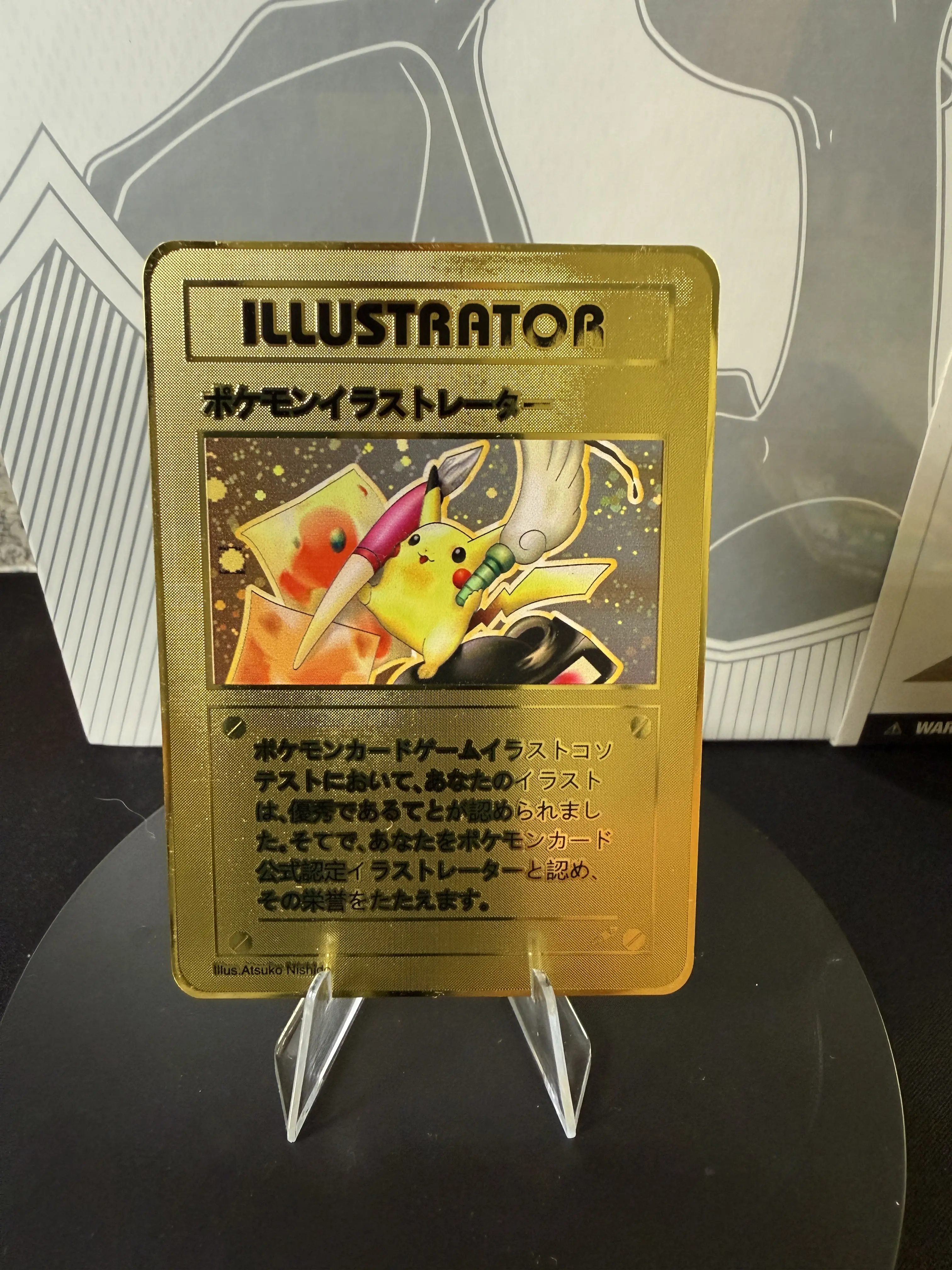 pokemon pikachu metal card Solid Gold Back Charizard & Errors. They added the gold paint and missed the next! : r/PokemonMisprints Commemorate your favorite Pokemon with this Pikachu 2018 Pokemon Celebrations Metal Card #58 Card Pikachu Illustrator Promo Pokemon Premium