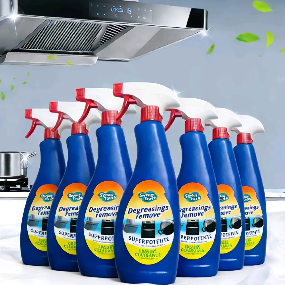 Spring Touch Kitchen Grease Cleaner Superpotente Powerful Stain Removal Spray for Effective Degreasing