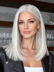 13x6 Lace Front Wig Straight Hair, Glueless Frontal Wig, Lightweight Breathable Parting Free High Quality Wig, Full Head Comfort Fit for Daily Wear and Events, Glueless Beginner Wig