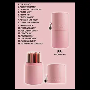 BEAUTY CREATIONS Wooden Lip Pencils - 16-Piece Collection with High-Quality Pencils for Precision Application and Smooth Finish