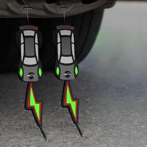 Car Night Glow Anti-static Grounding Strip, 1 Count Car Exterior Accessories, Wear-resistant Exhaust Pipe Hanging Chain, Eliminate Static Electricity Tool, Decoration