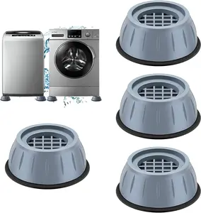 Washing and Dryer Machine Anti Vibration Pads Stabilizer for All Washer and Drye Feet - Stops Moving, Prevents Noise, Vibration Transfer - 4 Pack