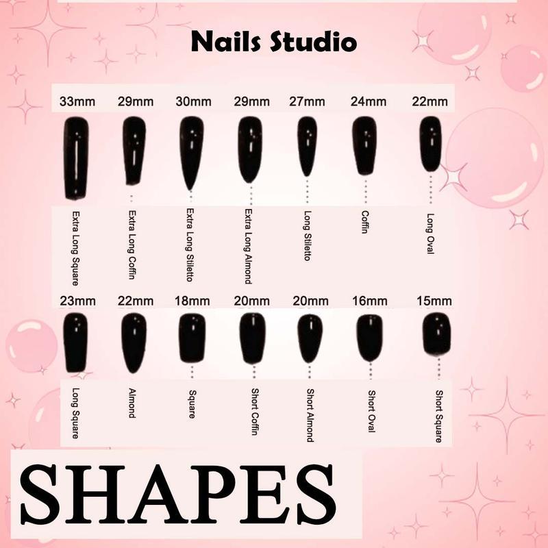 Moonlight Fairy Press On Nails | Pastel Floral & Crescent Moon 3D Nail Set | Magical Aura Nails