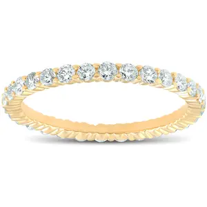 1ct Diamond Eternity Ring 14K Yellow Gold