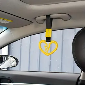 New Shape JDM Train Bus Handle Hand Strap Drift Charm Strap Drift Warning Ring For Car Rear Bumper Supplies Car Tow Rope Decoration Car Accessories
