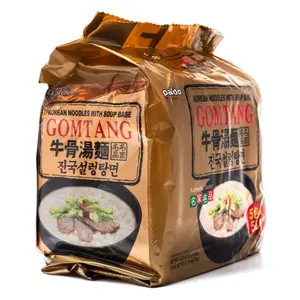 Paldo Gomtang Ramen 5pk - Rich and Flavorful Broth - High-Quality Ingredients - Instant Noodles Food