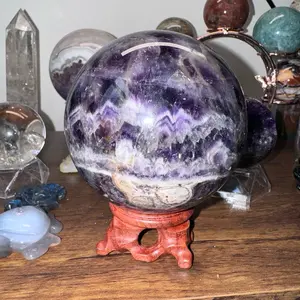 Dream amethyst crystal sphere