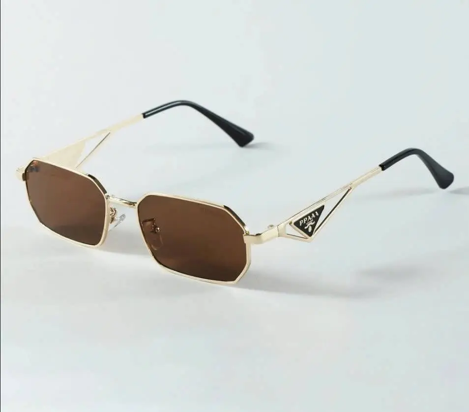 Vintage Geometric Metal Sunglasses for Women Men – Luxury Rectangle Frame UV400 Shades Vintage Geometric Metal Sunglasses for Women Men – Luxury Rectangle Frame UV400 Shades