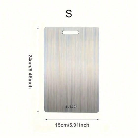 TAIMASI No Mold Cutting Board - Premium 2025 Stainless Steel Double-Sided Chopping Board | Food-Gra-De For Kitchen & Restaurant Use, Perfect For Upcoming US Holidays (Thanksgiving Nov 27, Black Fri-Day Nov 28, Christmas Dec 25) | Durable