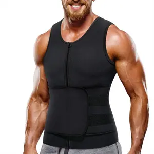 Men's Sweat Vest, Adjustable Velcro Design Sweat Vest, Protective Gear for Weight Lifting, Fitness Equipment for Home Gym