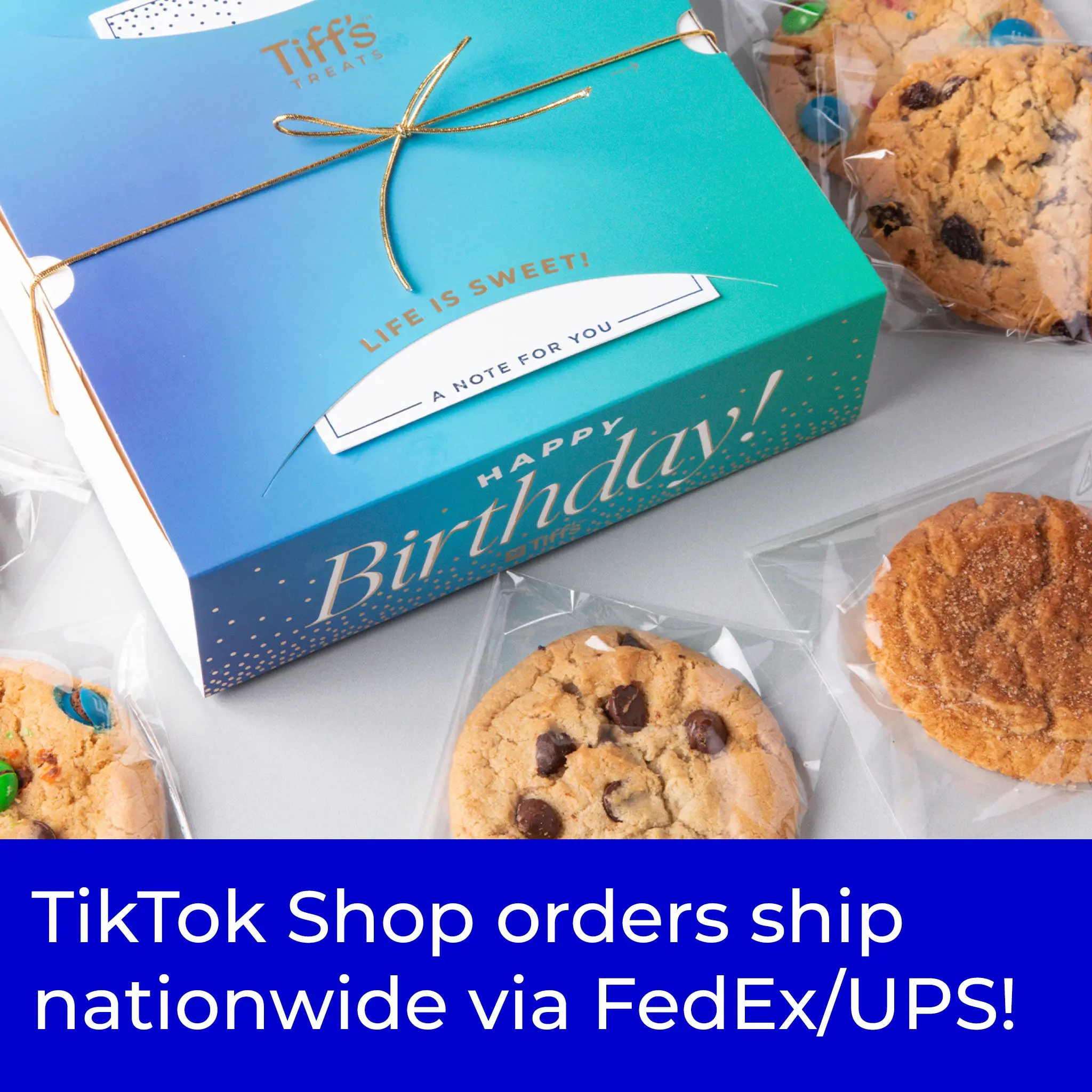 Birthday Gift Box - 1 Dozen Tiff's Mix® Cookies