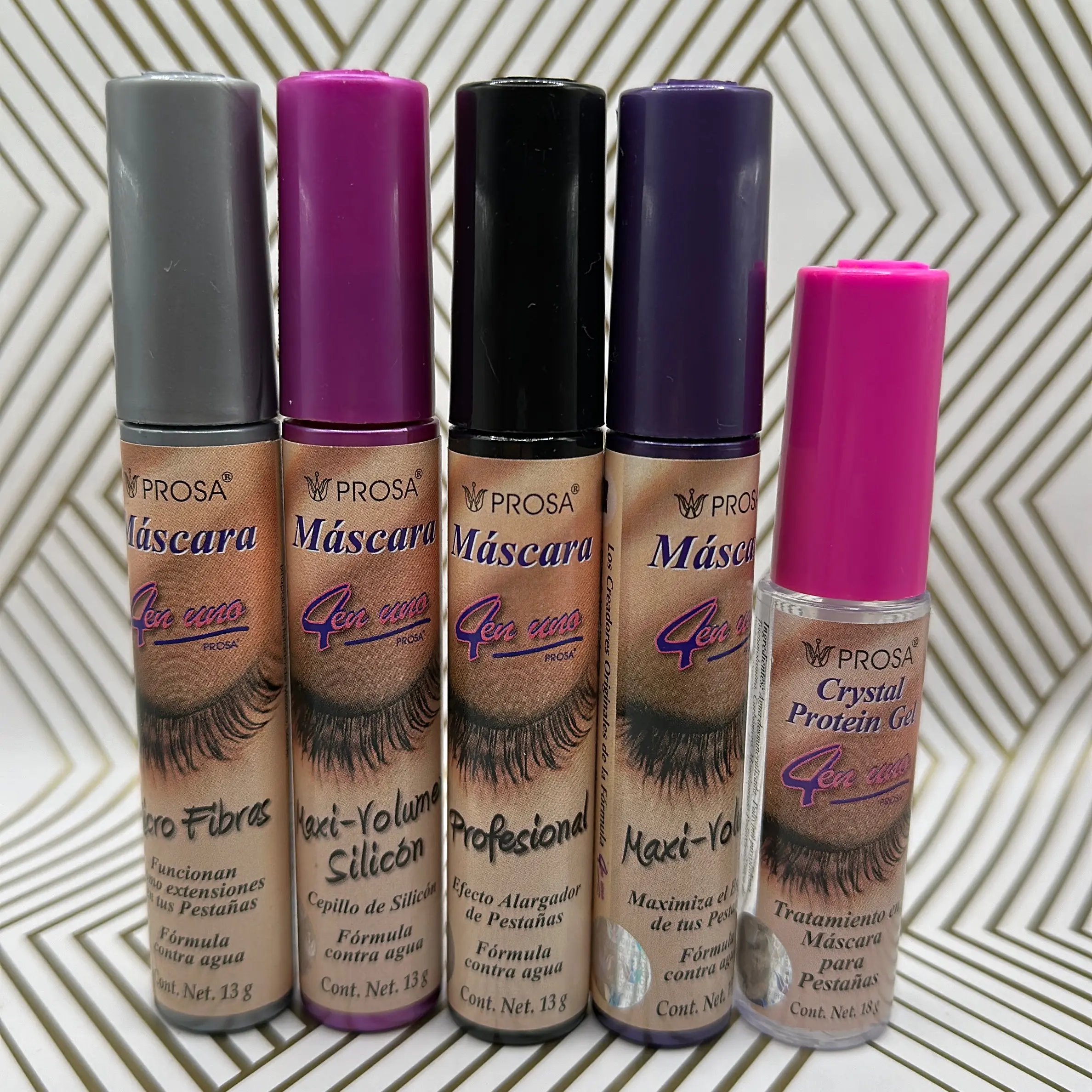 Prosa máscara professional collection with crystal gel protein treatment