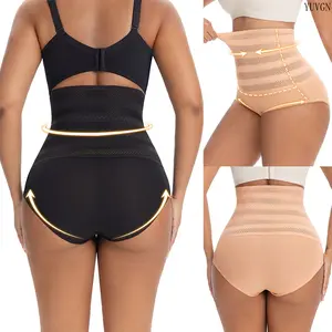 High Waist Tummy Control Shapewear Panty, Breathable Seamless Waist Trainer Shorts, Butt Lifter Body Shaper Underwear, Comfortable Elastic Shaperwear for Everyday Wear & Outfits