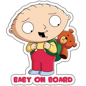 Baby on Board Sticker - Stewie Griffin
