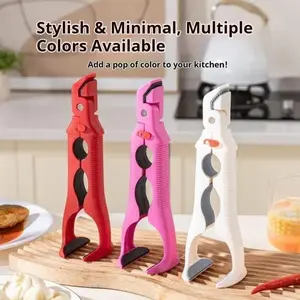 2026 New Multi-Purpose Silicone Hot Plate Gripper Anti Scald Bowl Plate Steamer Holder Heat Resistant Kitchen Tool With Lock And Bottle Opener summervibes