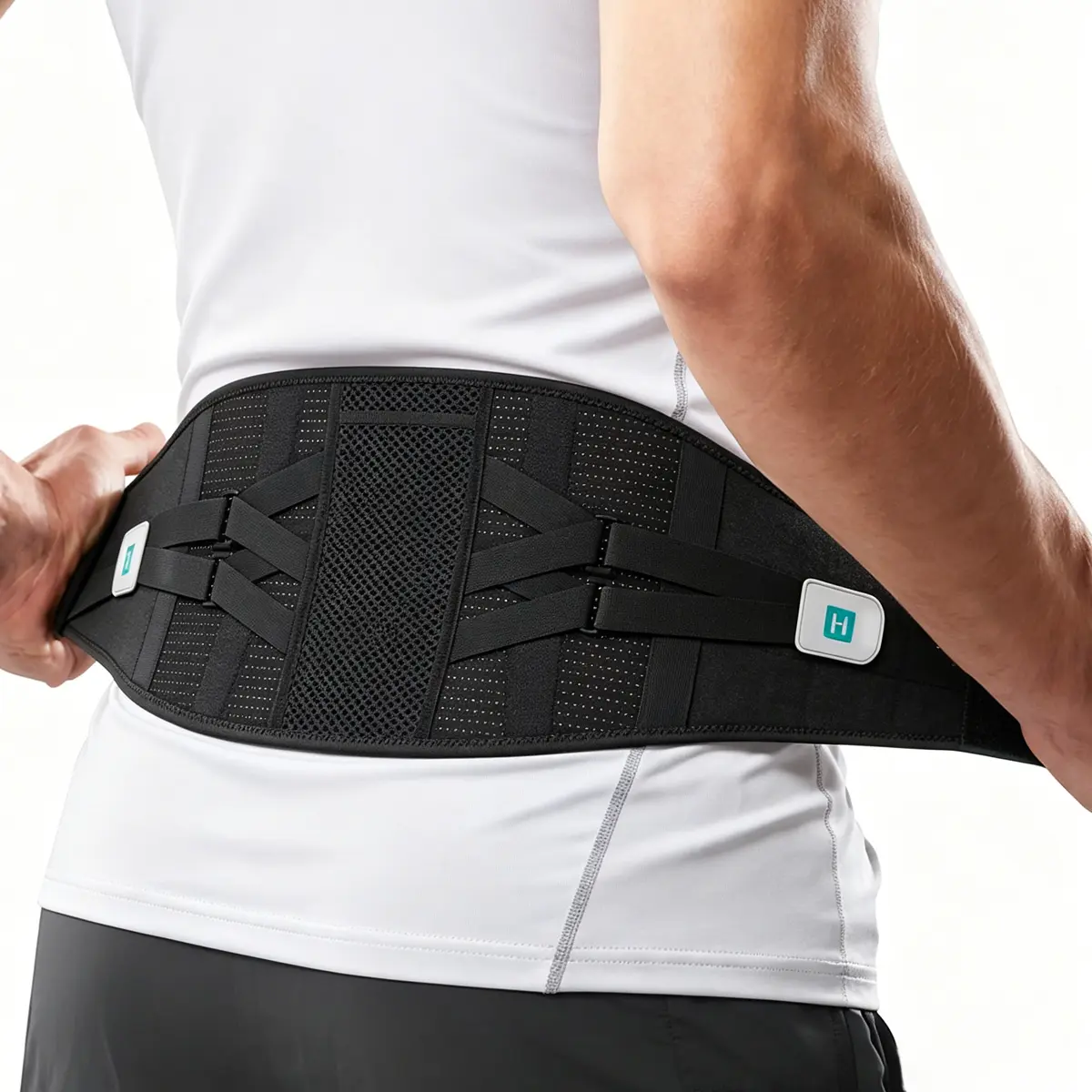 Ergonomic Lumbar Support Back Brace - Breathable Mesh Waist Belt, Adjustable Relief for Lower Back Pain & Sciatica, Spine Protection, Supportive, Proper Posture, Corrective Posture Waist & Abdomen Support for Men & Women