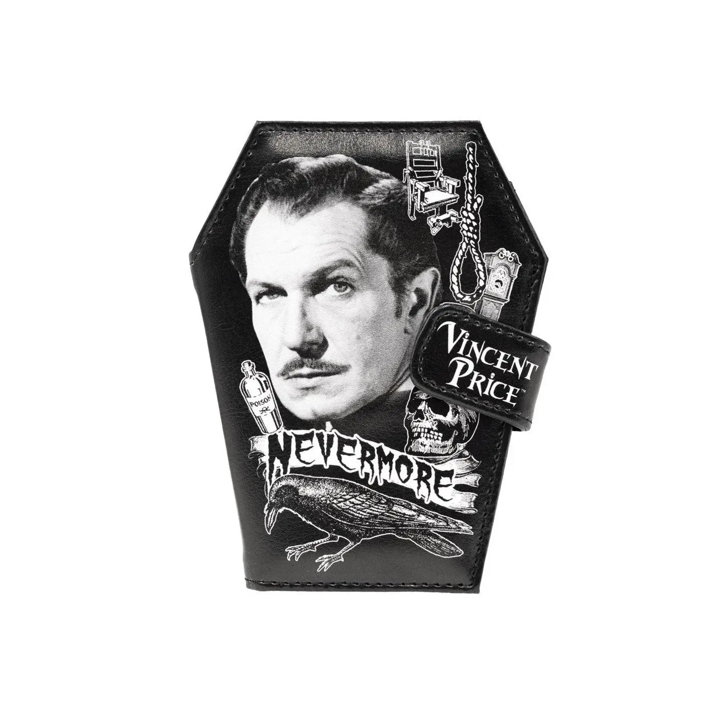 Vincent Price Coffin Wallet Nevermore