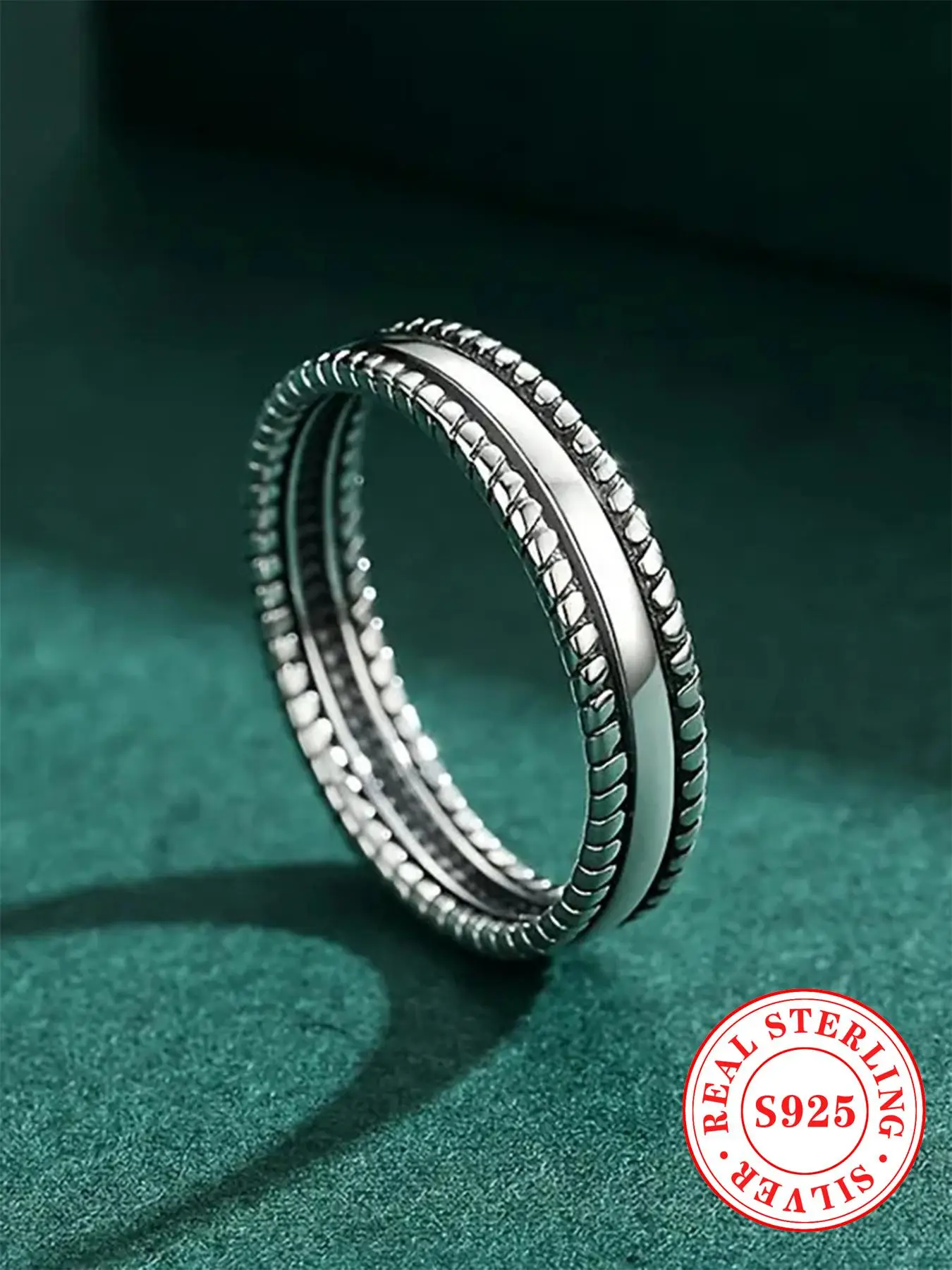 S925 Sterling Silver Women's Elegant Ring, 2024 New Style Exquisite Trendy Ring, Fashionable Jewelry Accessories for Women Dainty Gift for Your Love