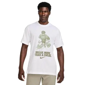 Nike Dri-FIT Fitness T-Shirt for Men - Comfortable and Functional Workout Apparel Sport Tee Athletic Top