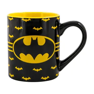 DC Comics Batman Logo Ceramic Mug | Holds 14 Ounces