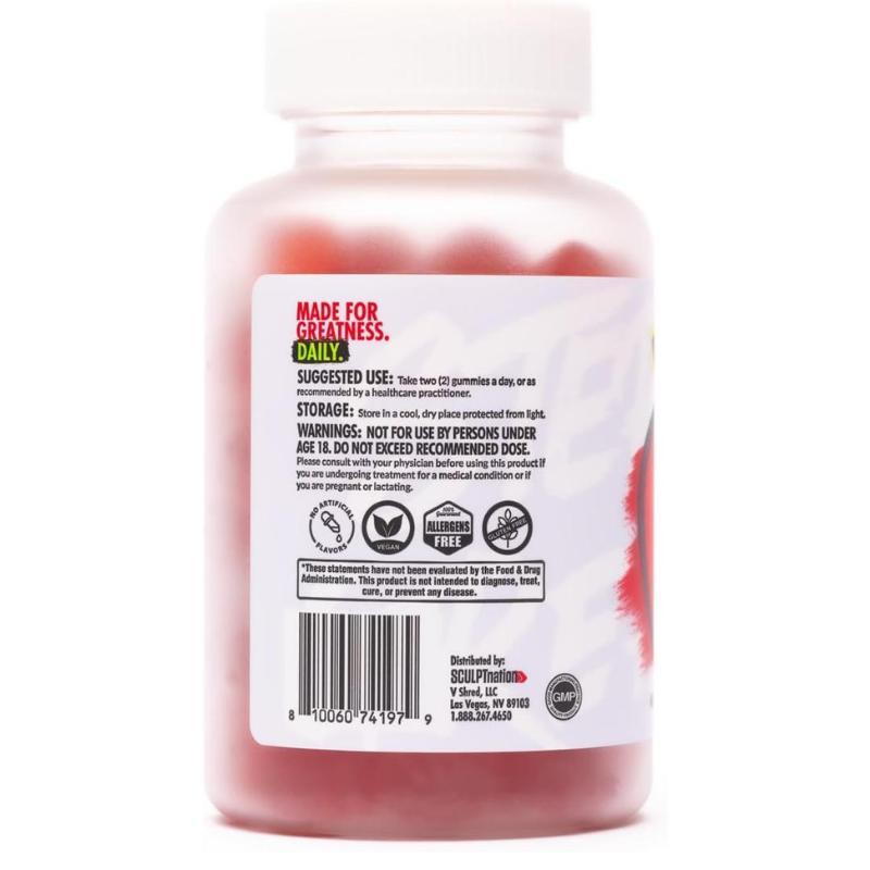 Sculpt Nation Apple Cider Vinegar Gummies -  Digestion Support Healthcare Dietary apple  cider  vinegar Organic Vitamin