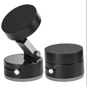 Zoya Luxe Suction Cup Magnetic Support, Vacuum adsorption. Foldable Double-sided Magnetic, Metal Mount for safety adjustment