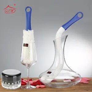 Household red wine glass brush, multifunctional decanter brush, glass and decanter cleaning brush