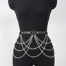 Women's Gothic Punk Multi-Layer Chain Belt, New Punk Belt, Punk Waistband, Fashion Waist Chain for Jeans & Dresses, Belts for Dresses, Versatile Casual Dress Belt, Exquisite Birthday Gift for Her