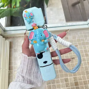 Luxury Cartoon Silicone Camera Case, Protective Cover for Dji Pocket3, Handheld Gimbal Bag, Camera Protection Shell