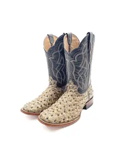 Cowboy Boot Ostrich Desert