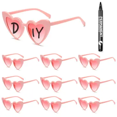 Heart Shaped Glasses Wedding TikTok Shop
