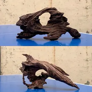 Small Aquarium Driftwood Ornaments Turtle Tank Hides Miniature Rockeries Micro-Landscape Decor Stream Tank Basking Platforms Root-Scape Aquascaping Designs