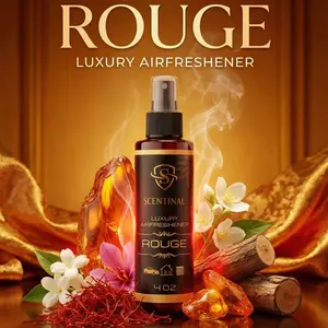 Scentinal RougePremium Luxury Air Freshener 4oz - Rich Scent for Cars & Homes - 4 oz