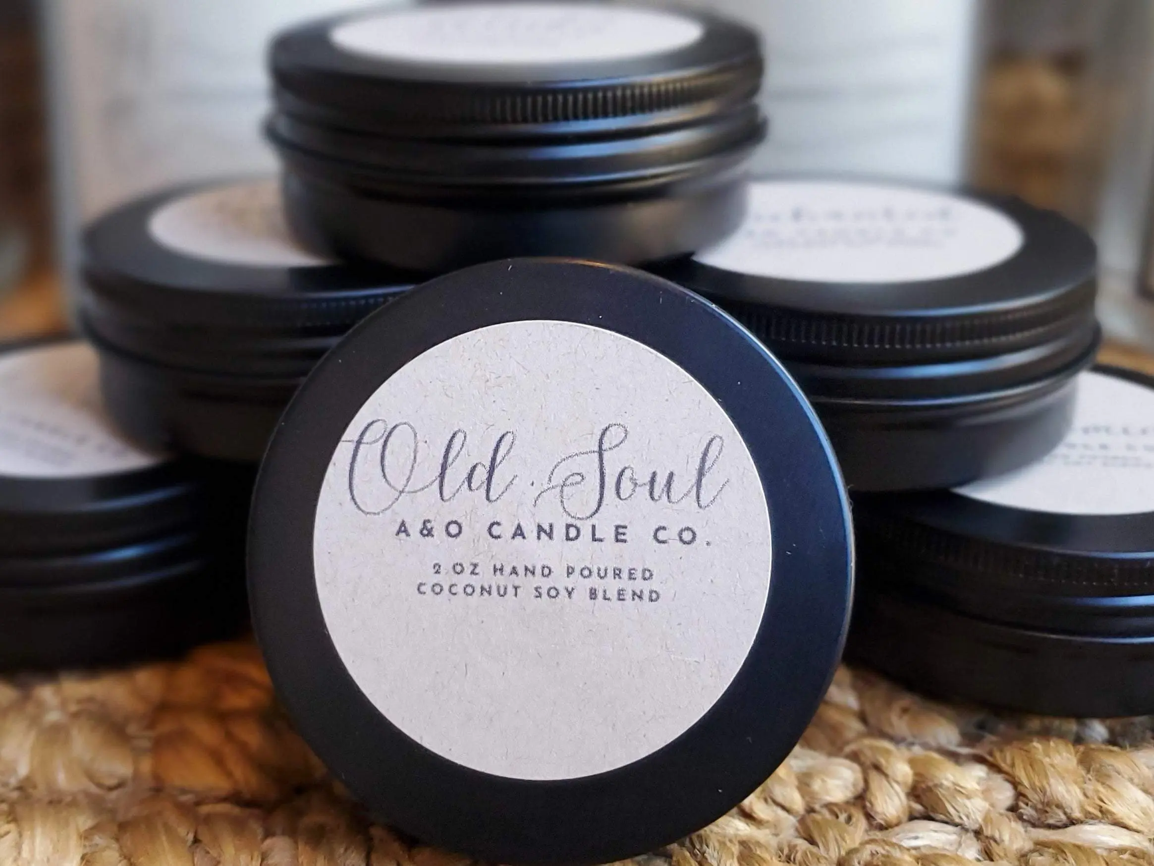 Old Soul 2 oz Coconut Soy Blend Hand-Crafted Wood Wick Candle