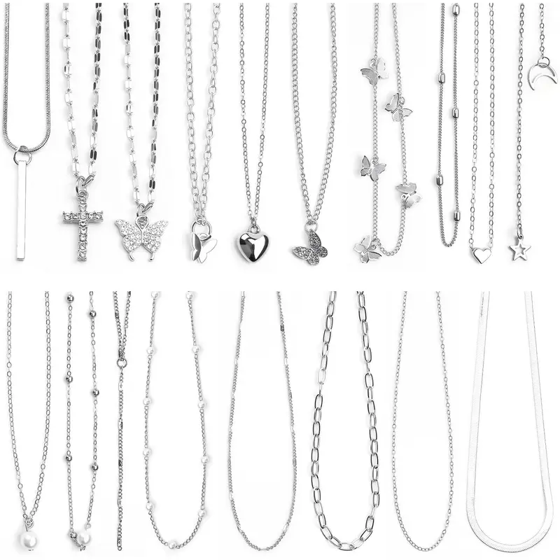 y2k jewellery necklace - TikTok Shop