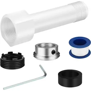 Four in  Tub Spout Adapter, Bath Tub Spout Kit Compatible with 1/2'' Copper Pipe, for 1/2'' and 3/4'' Pipe Thread, Slip  Adapter Kit with Assembly Tool