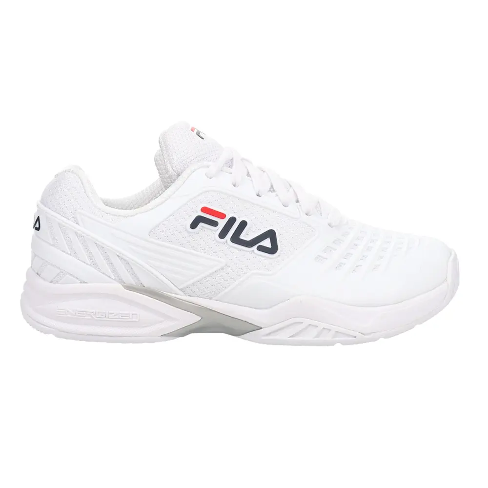 Fila Womens Axilus 2 Energized Tennis Sneakers Shoes - White Fila Womens Axilus 2 Energized Tennis Sneakers Shoes - White