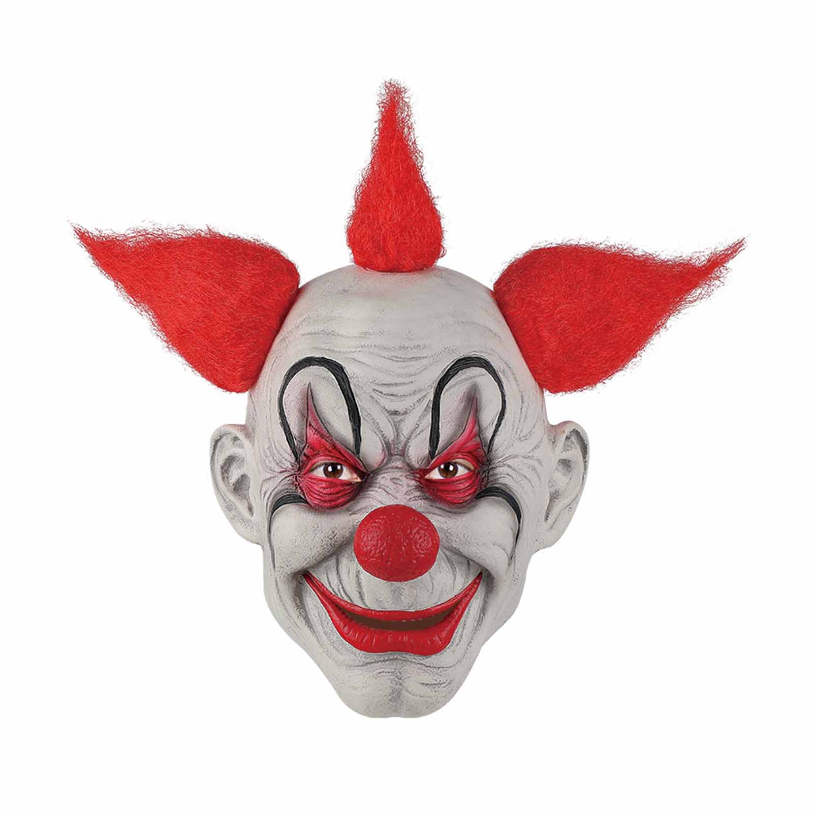 halloween festivity Terror Joker Mask,Killer Joker Latex Mask, with various horror styles, suitable for cosplayers and Halloween enthusiasts, suitable for role-playing at haunted house carnival prank props themed parties