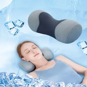 Bespilow Small Neck Roll Pillow,Cervical Memory Foam Pillow for Contour Support, Breathable Pillowcase, Odorless
