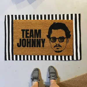 Team Johnny - Doormat, Johnny Depp Trial, Amber Heard Sucks, Pirates of the Caribbean, Edward Scissorhands Fan,