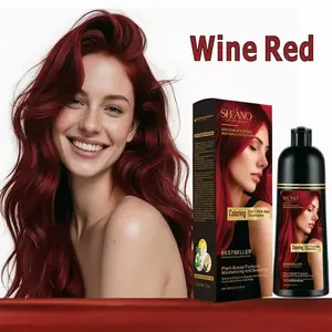 Hair Dye Shampoo [Direct from the Factory] Our 3-in-1 formula contains natural  ginseng ingredients that effectively cover gray hair.  The gentle botanical formula strengthens hair strands and restores your hair’s natural shine! Gift