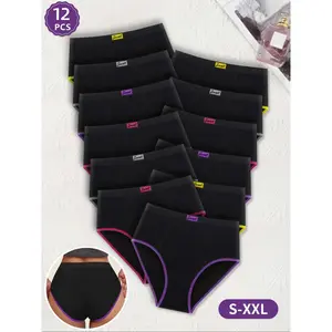 Women's Panty, Casual Soft Comfy Breathable Seamless Knicker for Daily Wear, Underwear for All Seasons, Seamless Panties Set