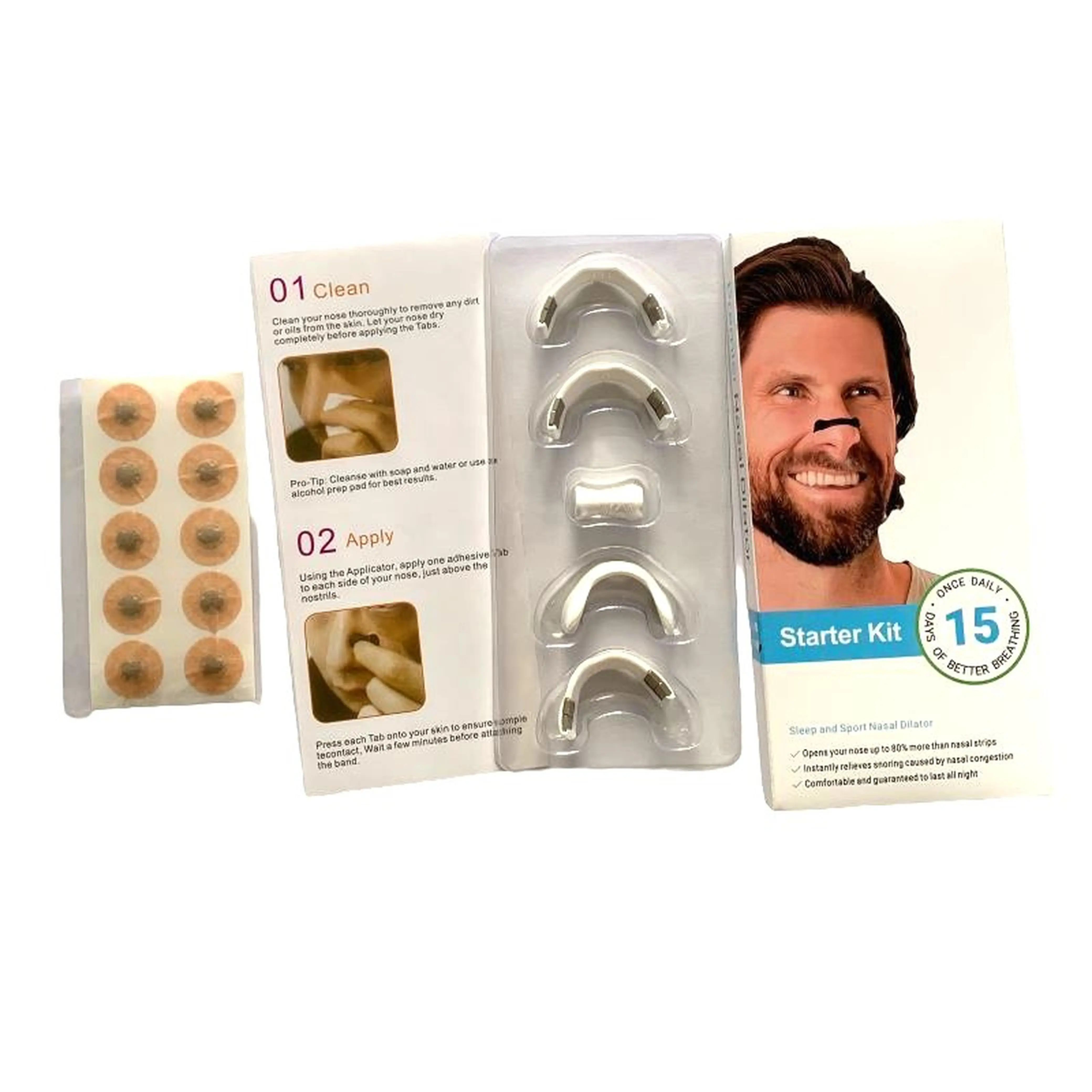 Dilator for Better Sleep -Natural, Comfortable, Anti Snoring Device, Snoring Solution for Maximum Airflow and Easier Breathing Dilator for Better Sleep - Natural, Comfortable, Anti Snoring Device, Snoring Solution for Maximum Airflow and Easier Breathing