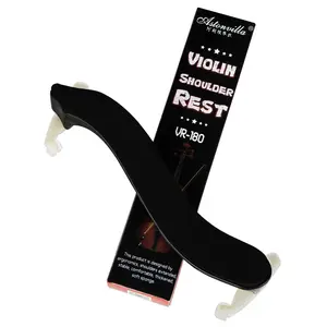 Aston Villa Durable Violin Shoulder Rest Solid Wood - Adjustable Non-Slip Pad for Violin Players of All Levels